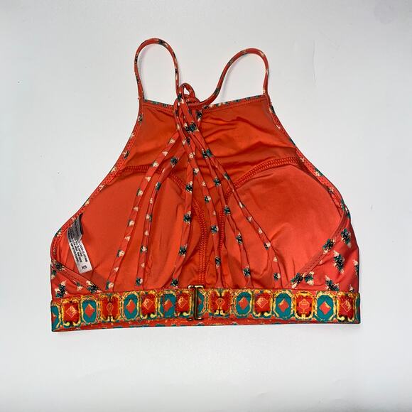 Nanette Lepore Coral Bindi Stargazer Bikini Swim Bathing Suit Top Womens Size XS - Picture 5 of 9